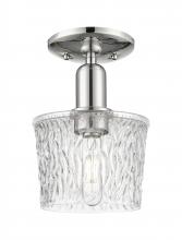 Innovation Lighting 716-1C-PN-G402 - Niagara - 1 Light - 7 inch - Polished Nickel - Semi-Flush Mount