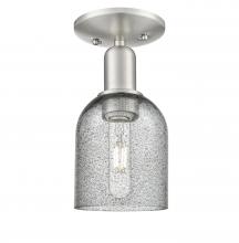 Innovation Lighting 716-1C-SN-G257 - Caledonia - 1 Light - 5 inch - Brushed Satin Nickel - Semi-Flush Mount