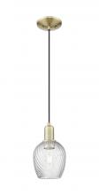 Innovation Lighting 716-1P-AB-G292 - Salina - 1 Light - 6 inch - Antique Brass - Cord hung - Mini Pendant