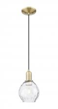 Innovation Lighting 716-1P-AB-G362 - Waverly - 1 Light - 6 inch - Antique Brass - Cord hung - Mini Pendant