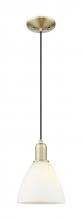 Innovation Lighting 716-1P-AB-GBD-751 - Bristol - 1 Light - 8 inch - Antique Brass - Cord hung - Mini Pendant