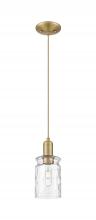 Innovation Lighting 716-1P-BB-G352 - Candor - 1 Light - 5 inch - Brushed Brass - Cord hung - Mini Pendant