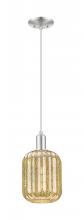 Innovation Lighting 716-1P-SN-G460-7ME - Preston - 1 Light - 6 inch - Brushed Satin Nickel - Cord hung - Mini Pendant