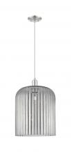 Innovation Lighting 716-1P-SN-G559-12SM - Bridal Veil - 1 Light - 12 inch - Brushed Satin Nickel - Cord hung - Mini Pendant