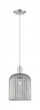 Innovation Lighting 716-1P-SN-G559-8SM - Bridal Veil - 1 Light - 8 inch - Brushed Satin Nickel - Cord hung - Mini Pendant