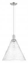 Innovation Lighting 716-1P-SN-GBC-164 - Berkshire Glass - 1 Light - 16 inch - Brushed Satin Nickel - Cord hung - Mini Pendant