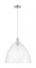 Innovation Lighting 716-1P-SN-GBD-164 - Bristol - 1 Light - 16 inch - Brushed Satin Nickel - Cord hung - Mini Pendant