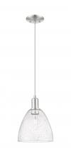 Innovation Lighting 716-1P-SN-GBD-94 - Bristol - 1 Light - 9 inch - Brushed Satin Nickel - Cord hung - Mini Pendant