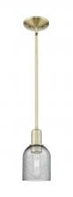 Innovation Lighting 716-1S-AB-G257 - Caledonia - 1 Light - 5 inch - Antique Brass - Stem hung - Mini Pendant