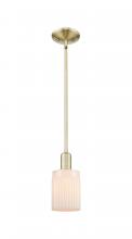 Innovation Lighting 716-1S-AB-G341 - Hadley - 1 Light - 5 inch - Antique Brass - Stem hung - Mini Pendant
