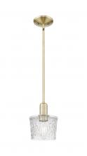 Innovation Lighting 716-1S-AB-G402 - Niagara - 1 Light - 7 inch - Antique Brass - Stem hung - Mini Pendant