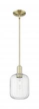 Innovation Lighting 716-1S-AB-G460-7CL - Preston Cylinder - 1 Light - 6 inch - Antique Brass - Mini Pendant