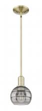 Innovation Lighting 716-1S-AB-G556-6SM - Rochester - 1 Light - 6 inch - Antique Brass - Stem hung - Mini Pendant
