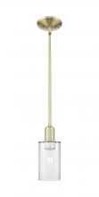 Innovation Lighting 716-1S-AB-G802 - Clymer - 1 Light - 4 inch - Antique Brass - Stem hung - Mini Pendant