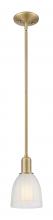 Innovation Lighting 716-1S-BB-G441 - Brookfield - 1 Light - 6 inch - Brushed Brass - Stem hung - Mini Pendant