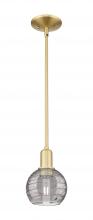 Innovation Lighting 716-1S-SG-G1213-6SM - Athens Deco Swirl - 1 Light - 6 inch - Satin Gold - Mini Pendant