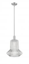 Innovation Lighting 716-1S-SN-G212 - Springwater - 1 Light - 12 inch - Brushed Satin Nickel - Stem hung - Mini Pendant
