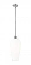 Innovation Lighting 716-1S-SN-G456-8WH - Chelsea - 1 Light - 6 inch - Brushed Satin Nickel - Mini Pendant