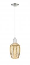 Innovation Lighting 716-1S-SN-G457-6ME - Preston - 1 Light - 6 inch - Brushed Satin Nickel - Mini Pendant