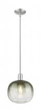 Innovation Lighting 716-1S-SN-G481-10SL - Brookhaven Sphere - 1 Light - 6 inch - Brushed Satin Nickel - Mini Pendant