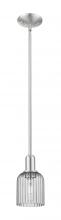 Innovation Lighting 716-1S-SN-G559-5SM - Bridal Veil - 1 Light - 6 inch - Brushed Satin Nickel - Mini Pendant