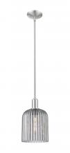 Innovation Lighting 716-1S-SN-G559-8SM - Bridal Veil - 1 Light - 8 inch - Brushed Satin Nickel - Mini Pendant