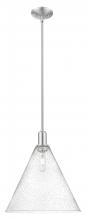 Innovation Lighting 716-1S-SN-GBC-164 - Berkshire Glass - 1 Light - 16 inch - Brushed Satin Nickel - Stem hung - Mini Pendant