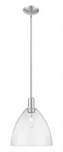 Innovation Lighting 716-1S-SN-GBD-124 - Bristol - 1 Light - 12 inch - Brushed Satin Nickel - Stem hung - Mini Pendant