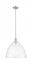 Innovation Lighting 716-1S-SN-GBD-164 - Bristol - 1 Light - 16 inch - Brushed Satin Nickel - Stem hung - Mini Pendant