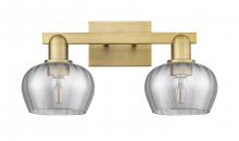 Innovation Lighting 716-2W-BB-G93 - Fenton - 2 Light - 18 inch - Brushed Brass - Bath Vanity Light
