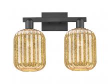 Innovation Lighting 716-2W-BK-G460-7ME - Preston - 2 Light - 16 inch - Matte Black - Bath Vanity Light