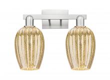 Innovation Lighting 716-2W-SN-G457-6ME - Preston Flute - 2 Light - 16 inch - Brushed Satin Nickel - Bath Vanity Light