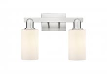 Innovation Lighting 716-2W-SN-G801 - Clymer - 2 Light - 15 inch - Brushed Satin Nickel - Bath Vanity Light