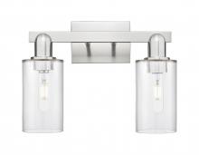 Innovation Lighting 716-2W-SN-G802 - Clymer - 2 Light - 15 inch - Brushed Satin Nickel - Bath Vanity Light