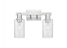 Innovation Lighting 716-2W-SN-G804 - Clymer - 2 Light - 15 inch - Brushed Satin Nickel - Bath Vanity Light