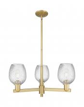 Innovation Lighting 716-3CR-BB-G292 - Salina - 3 Light - 28 inch - Brushed Brass - Stem hung - Flush Mount