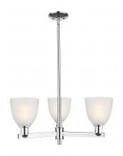 Innovation Lighting 716-3CR-PC-G381 - Castile - 3 Light - 28 inch - Polished Chrome - Stem hung - Flush Mount