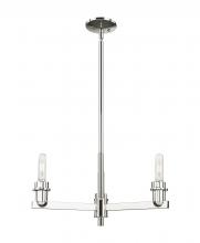 Innovation Lighting 716-3CR-PN - Arcadia - 3 Light - 22 inch - Brushed Polished Nickel - Pendant
