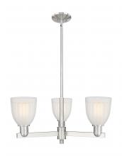 Innovation Lighting 716-3CR-SN-G441 - Brookfield - 3 Light - 28 inch - Satin Nickel - Stem hung - Flush Mount