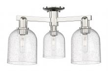 Innovation Lighting 716-3F-PN-G558-6SDY - Bella - 3 Light - 23 inch - Polished Nickel - Semi-Flush Mount