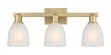 Innovation Lighting 716-3W-BB-G441 - Brookfield - 3 Light - 25 inch - Brushed Brass - Bath Vanity Light