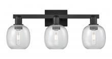 Innovation Lighting 716-3W-BK-G104 - Belfast - 3 Light - 25 inch - Matte Black - Bath Vanity Light