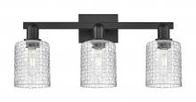 Innovation Lighting 716-3W-BK-G112C-5CL - Cobbleskill - 3 Light - 24 inch - Matte Black - Bath Vanity Light