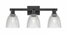 Innovation Lighting 716-3W-BK-G382 - Castile - 3 Light - 25 inch - Matte Black - Bath Vanity Light