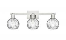 Innovation Lighting 716-3W-SN-G1215-6 - Athens Water Glass - 3 Light - 25 inch - Brushed Satin Nickel - Bath Vanity Light
