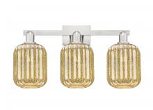 Innovation Lighting 716-3W-SN-G460-7ME - Preston - 3 Light - 26 inch - Brushed Satin Nickel - Bath Vanity Light