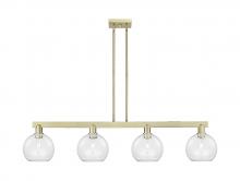 Innovation Lighting 716-4I-AB-G122-10 - Athens - 4 Light - 53 inch - Antique Brass - Stem hung - Island Light