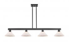 Innovation Lighting 716-4I-BK-G131 - Orwell - 4 Light - 51 inch - Matte Black - Stem hung - Island Light