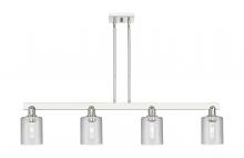 Innovation Lighting 716-4I-PN-G112 - Cobbleskill - 4 Light - 48 inch - Polished Nickel - Stem hung - Island Light