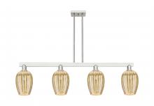 Innovation Lighting 716-4I-SN-G457-6ME - Preston - 4 Light - 48 inch - Brushed Satin Nickel - Cord hung - Island Light